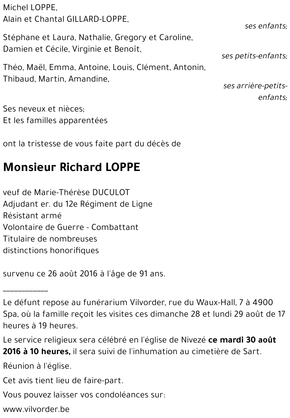 Richard LOPPE