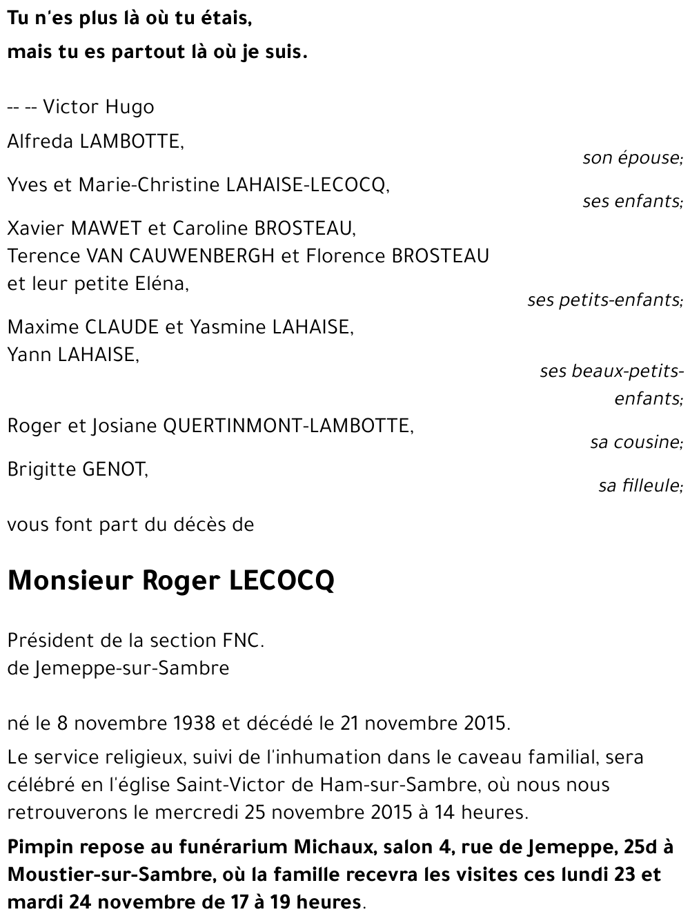 Roger LECOCQ