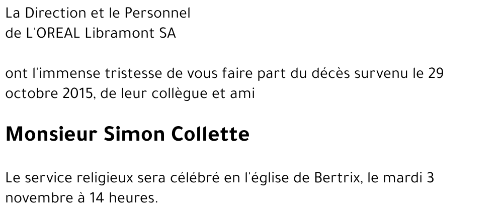 Simon Collette