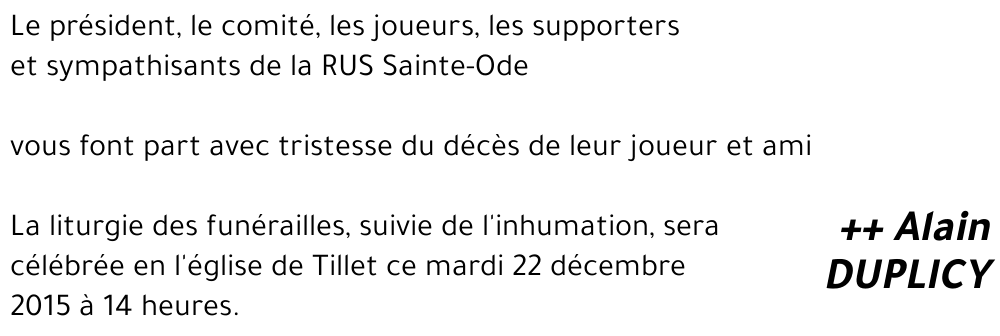 Alain DUPLICY