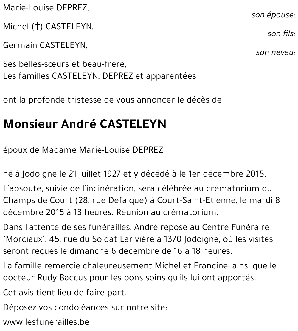 André CASTELEYN