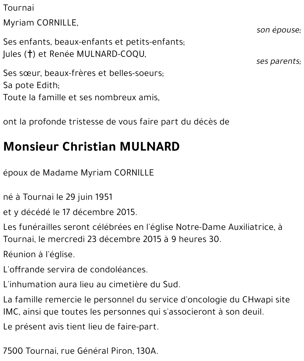 Christian MULNARD