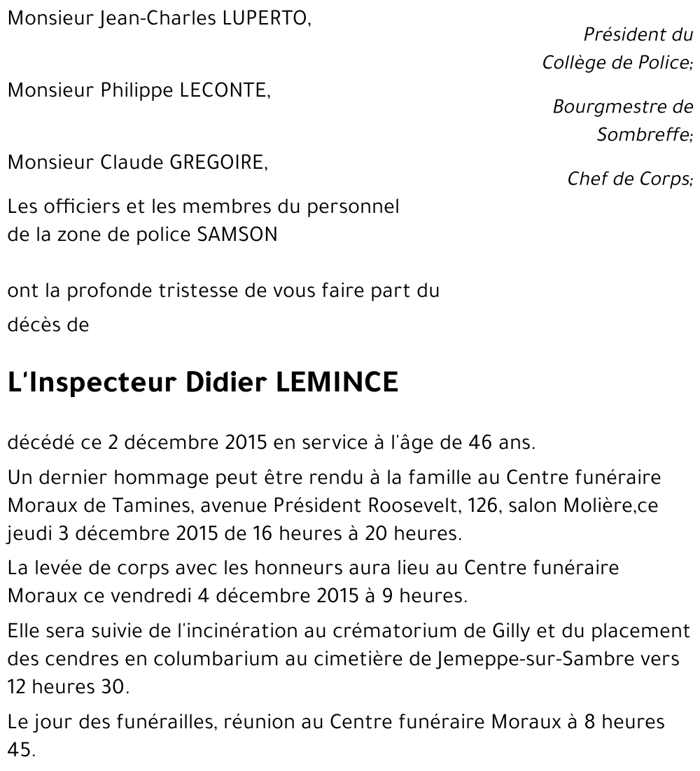 Didier LEMINCE