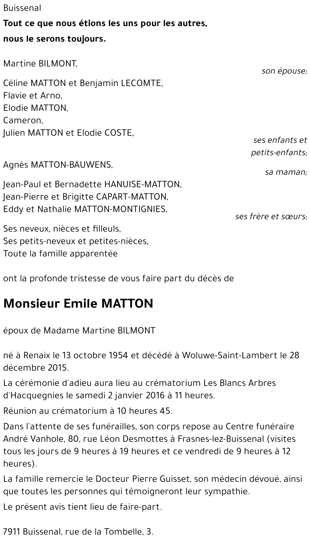 Emile MATTON