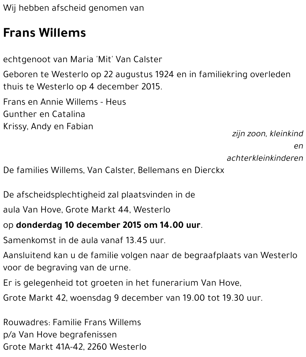 Frans Willems