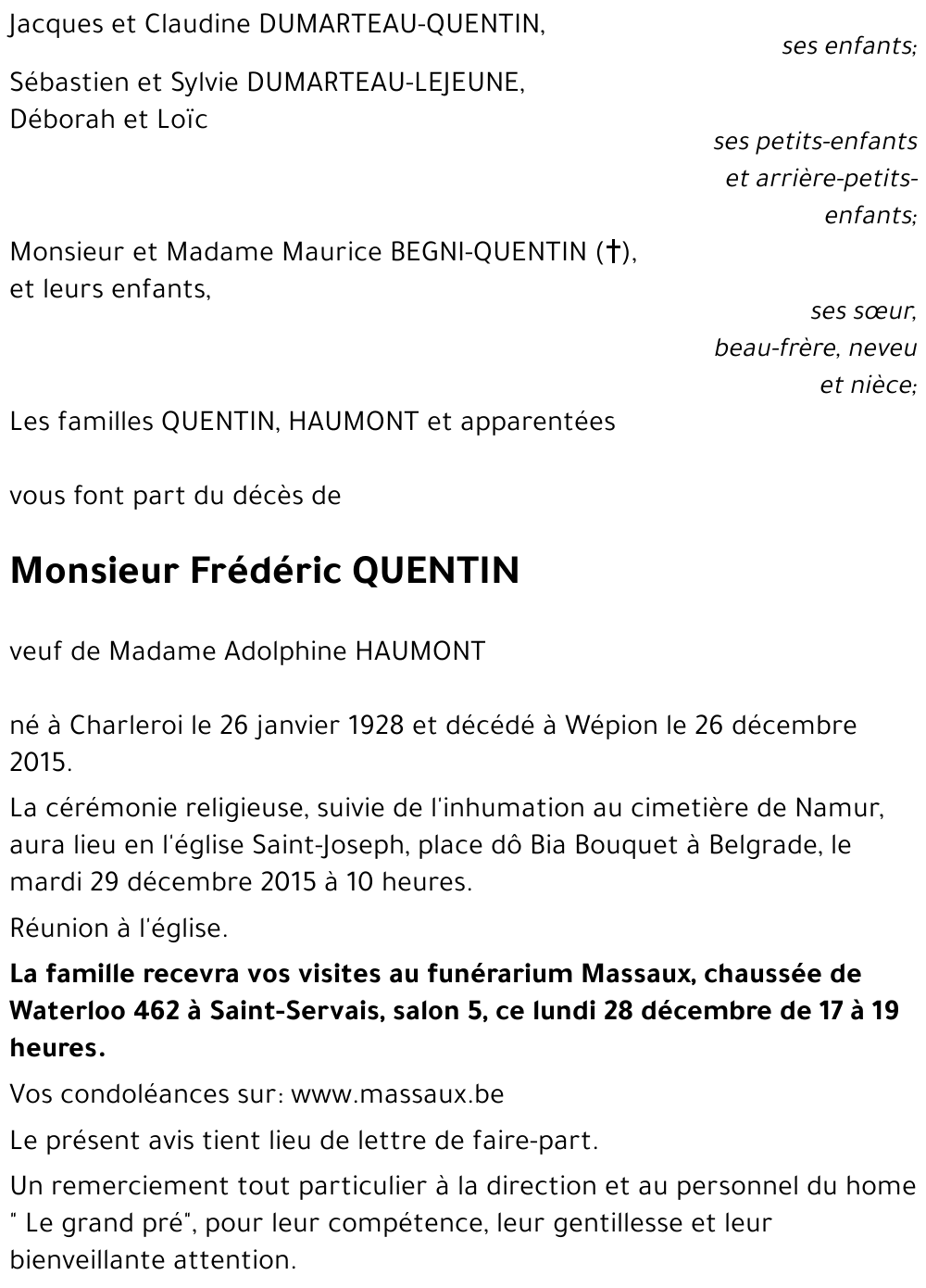 Frédéric QUENTIN