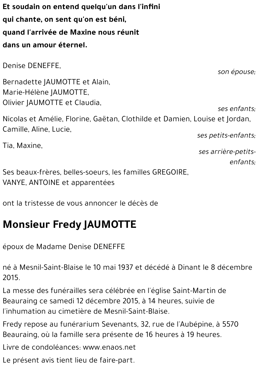 Fredy JAUMOTTE