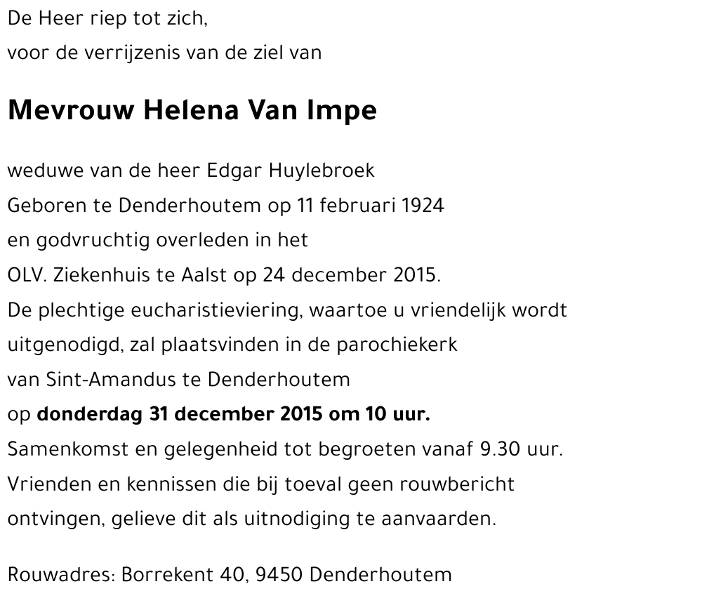 Helena Van Impe