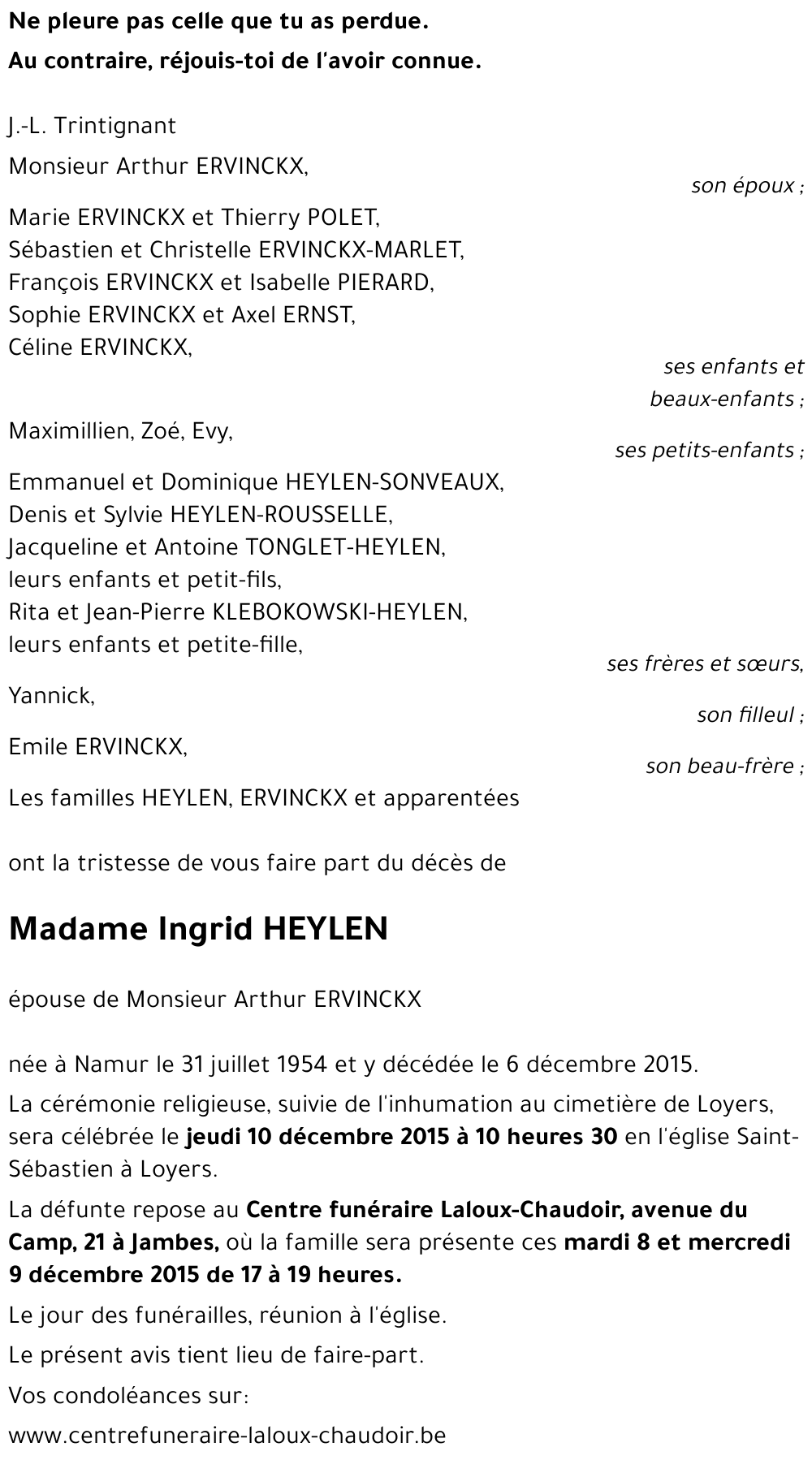 Ingrid HEYLEN