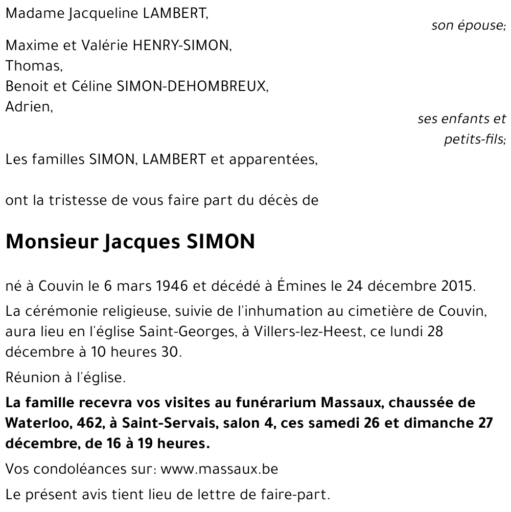 Jacques SIMON