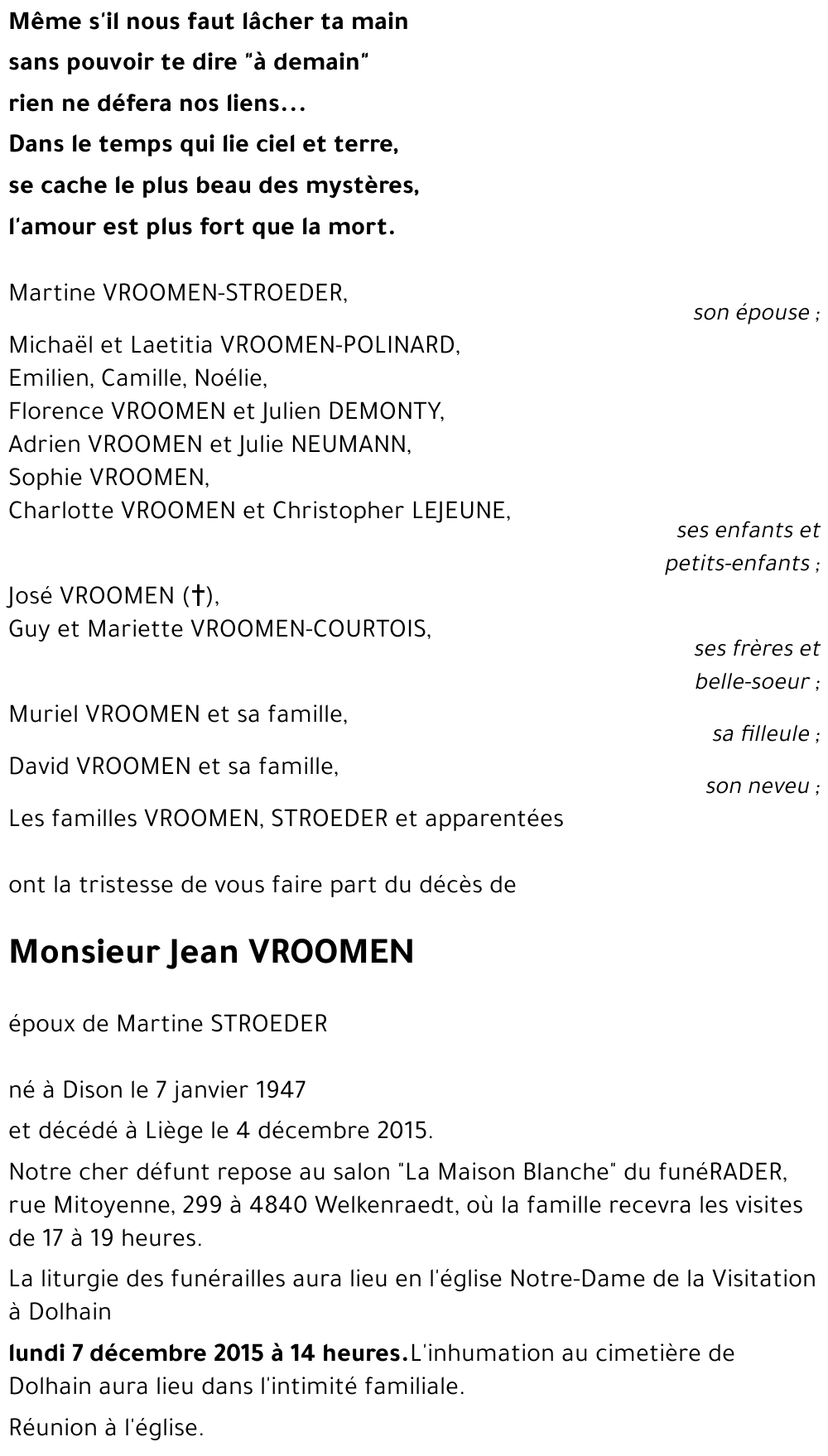Jean VROOMEN
