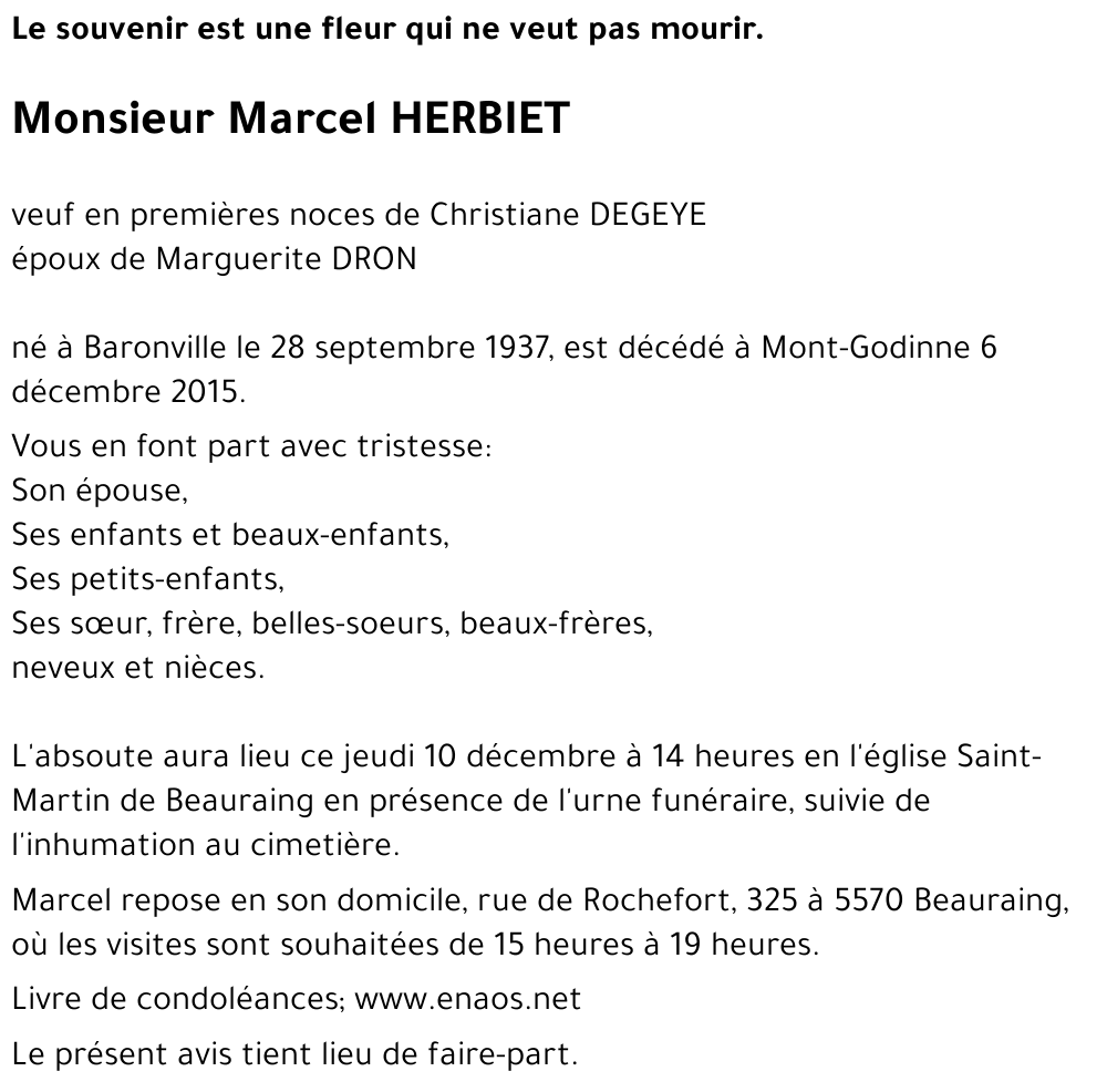 Marcel HERBIET