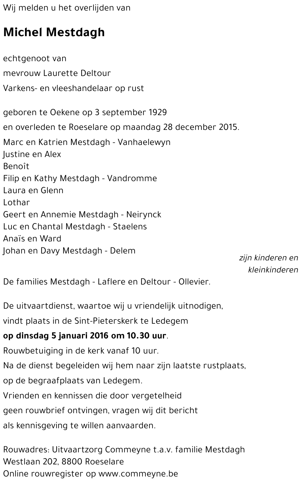 Michel Mestdagh
