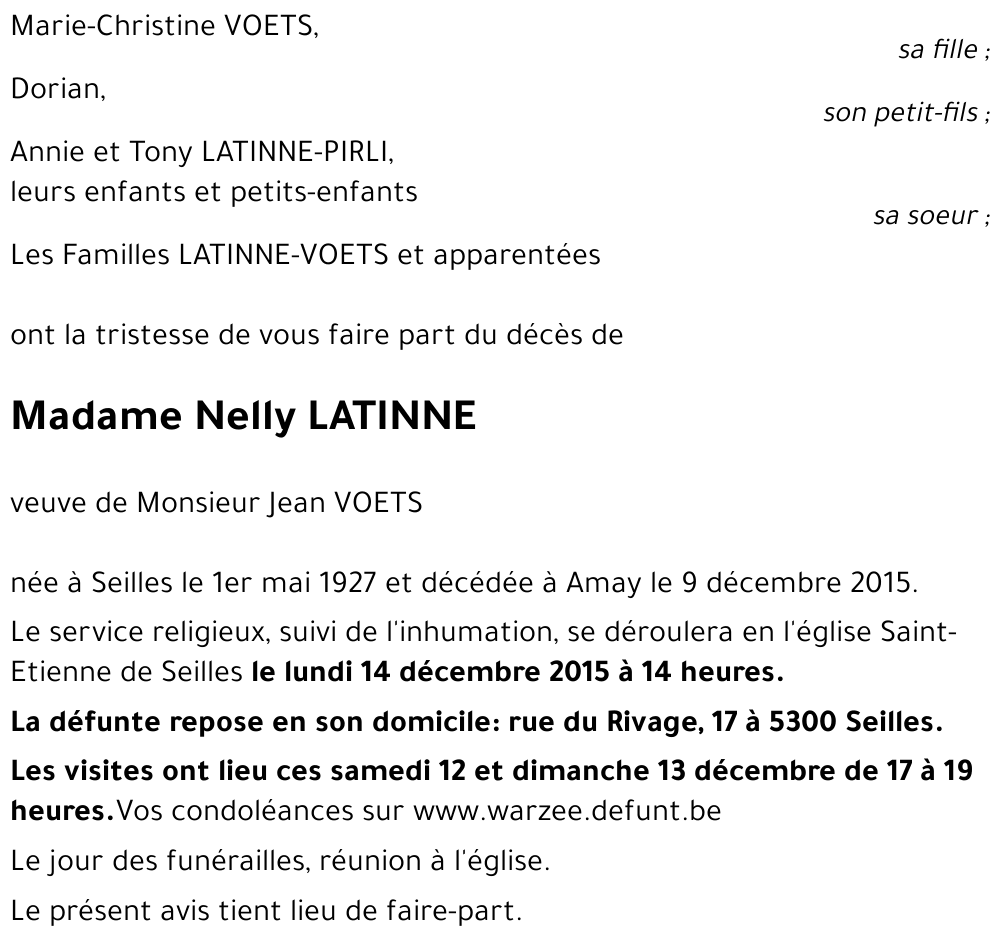 Nelly LATINNE