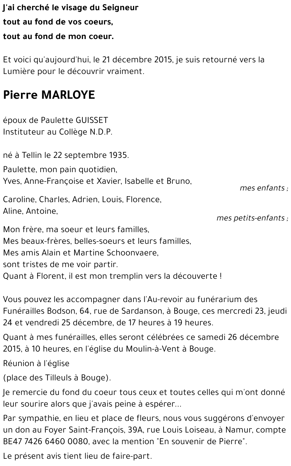 Pierre MARLOYE