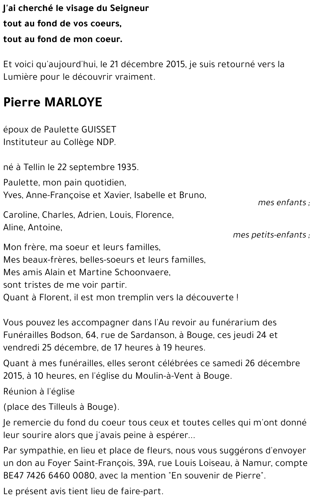 Pierre MARLOYE