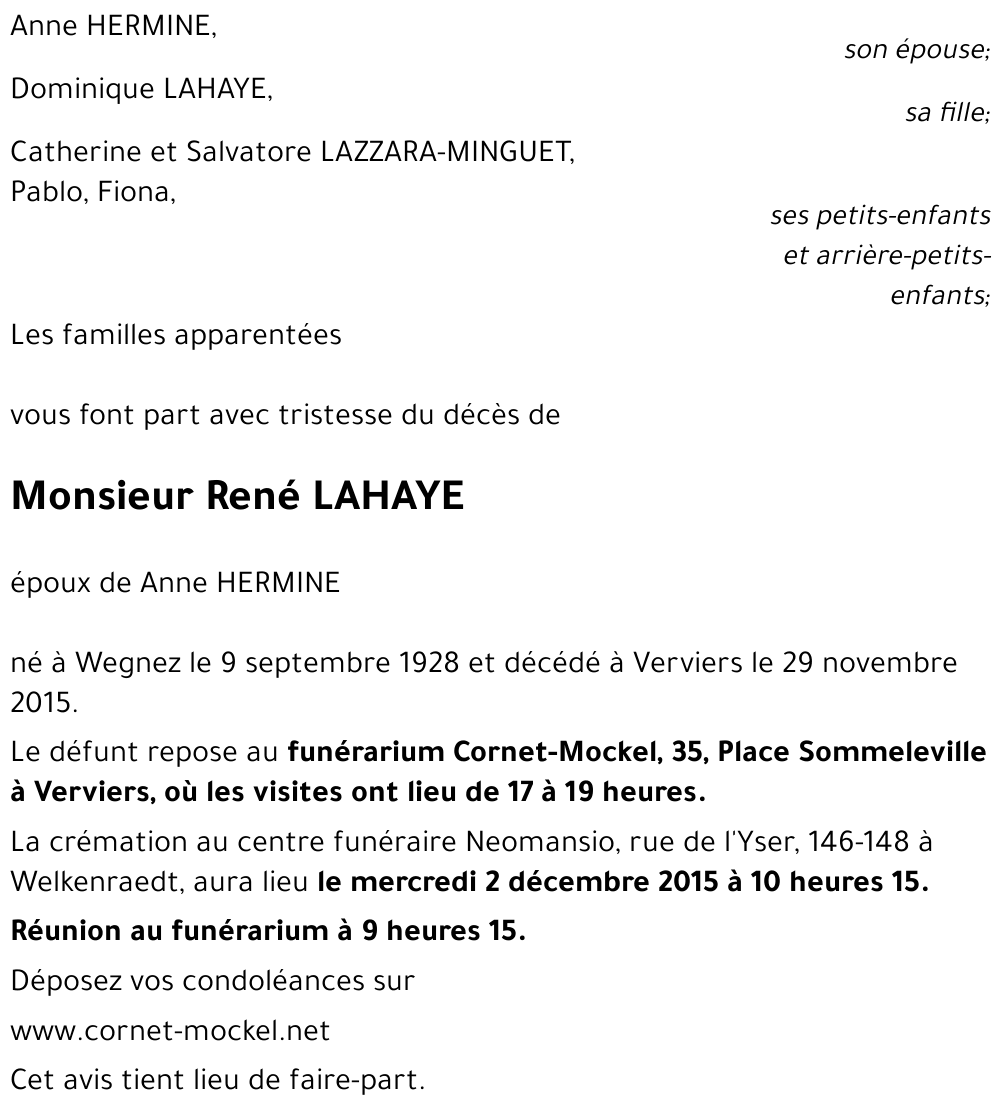 René LAHAYE