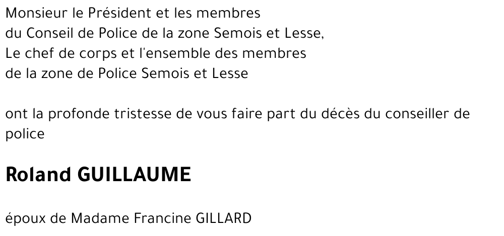 Roland GUILLAUME