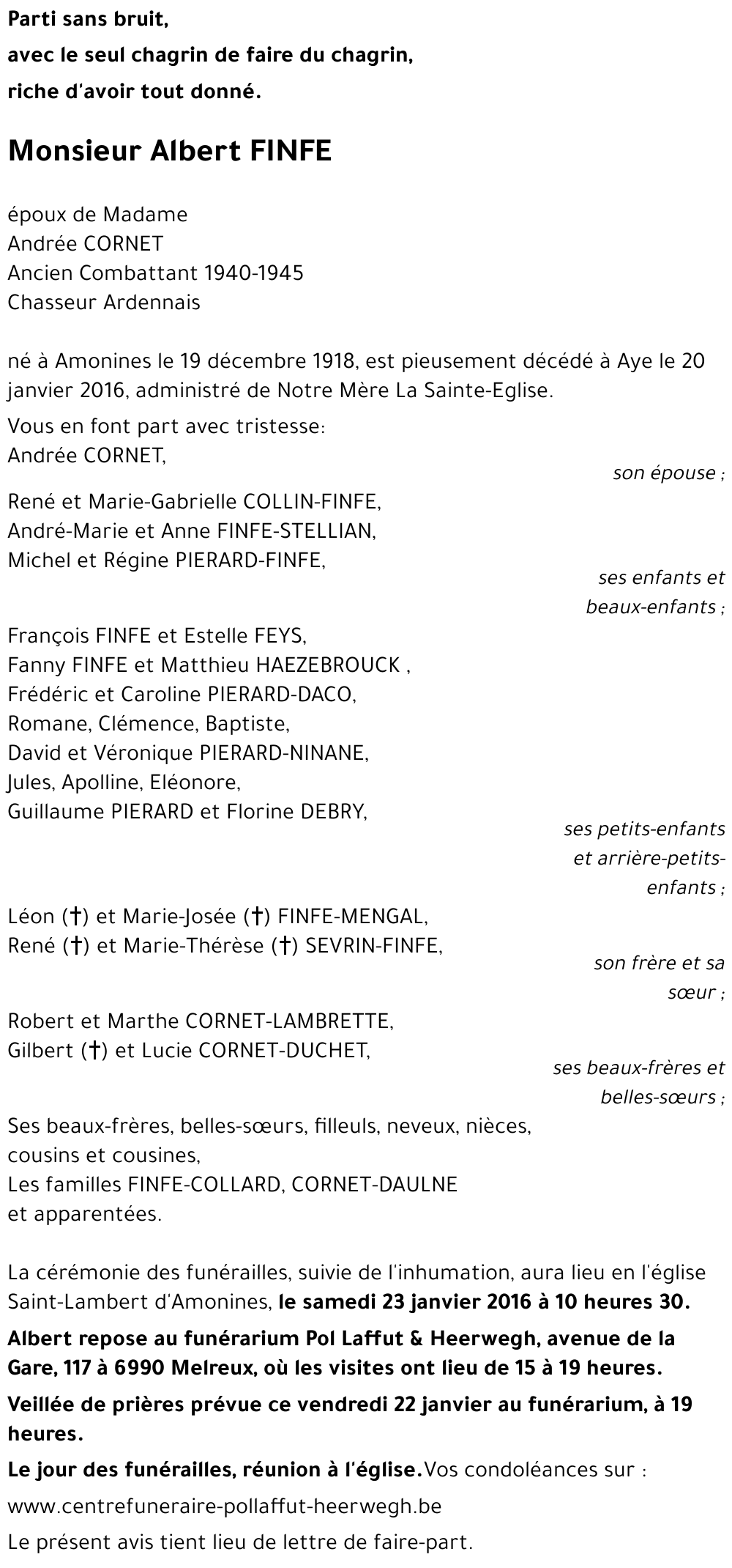 Albert FINFE