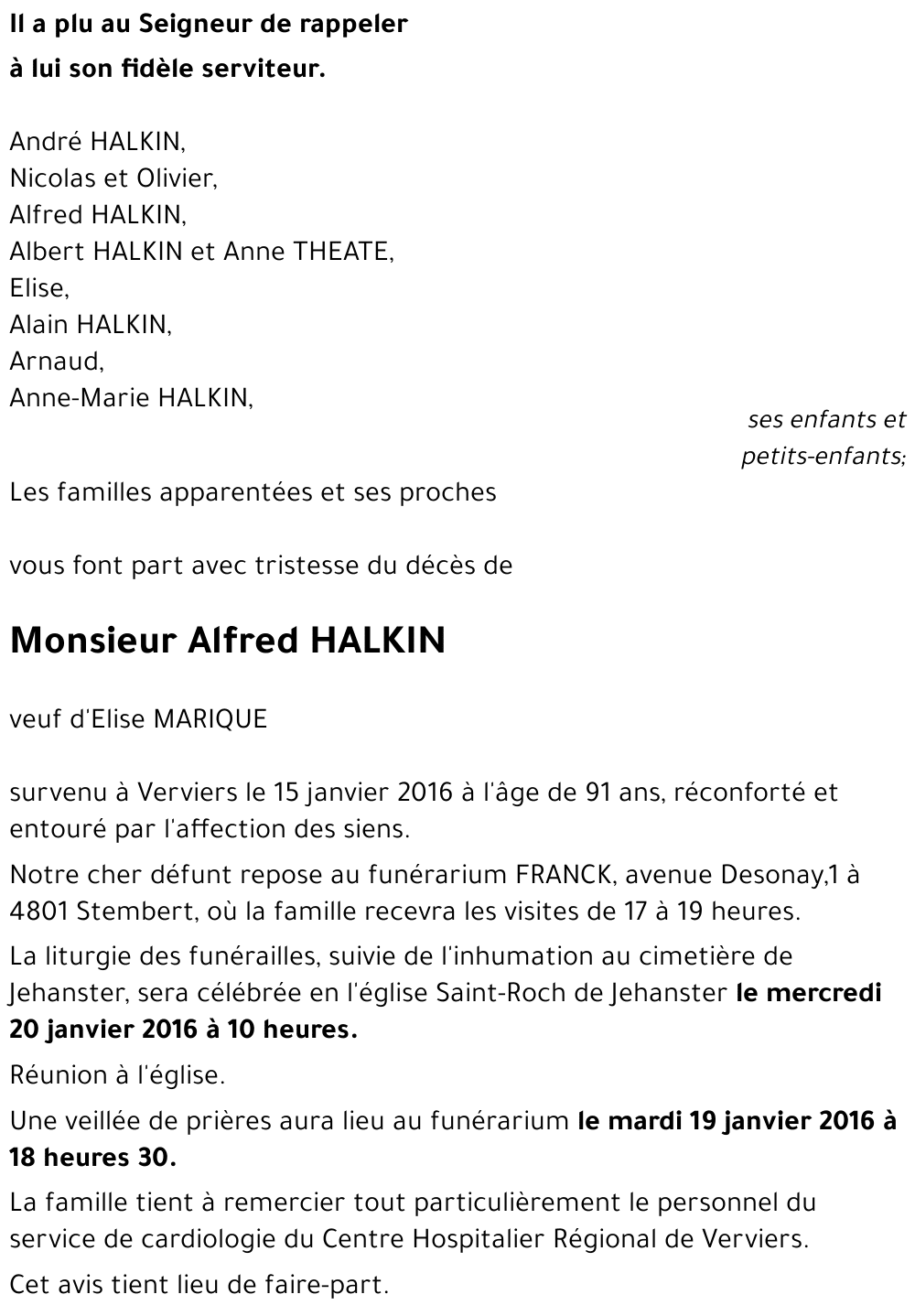 Alfred HALKIN