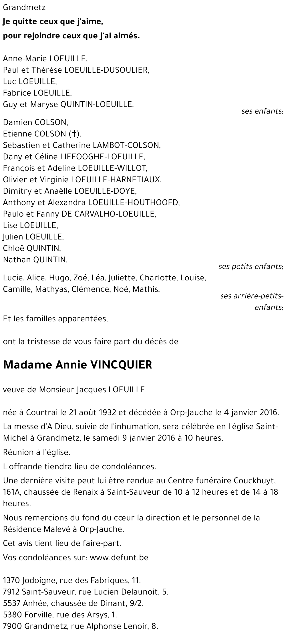 Annie VINCQUIER