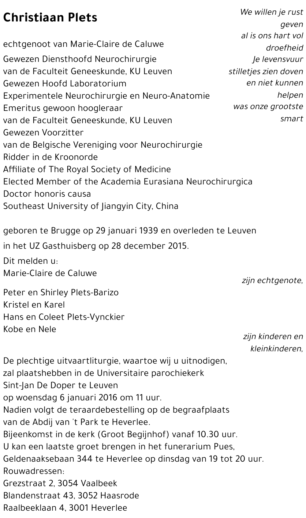 Christiaan Plets