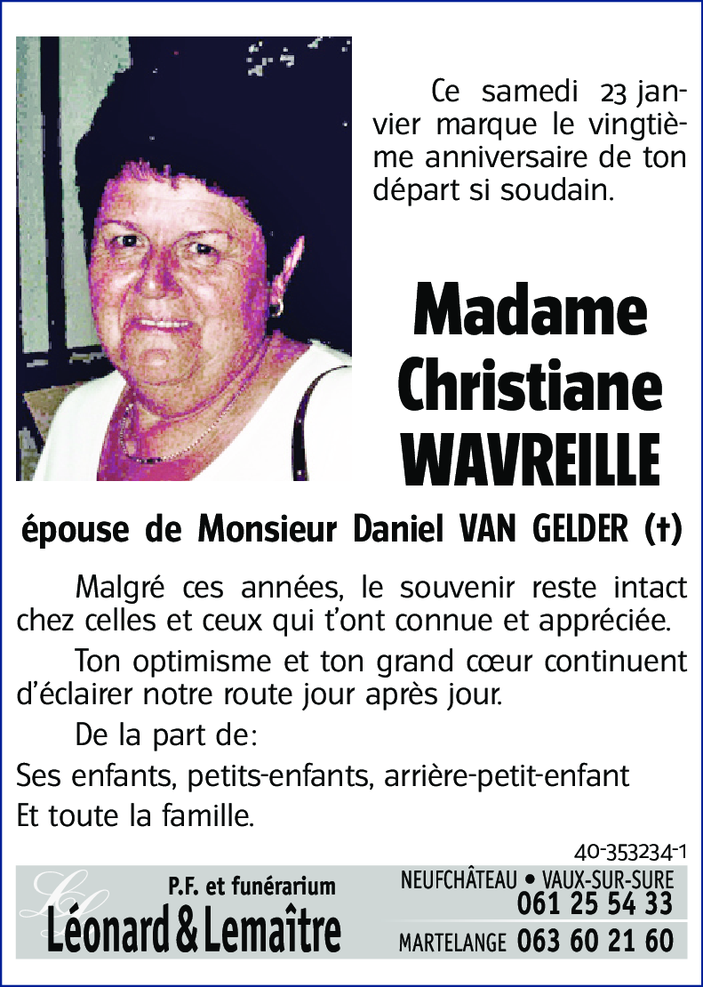 Christiane WAVREILLE