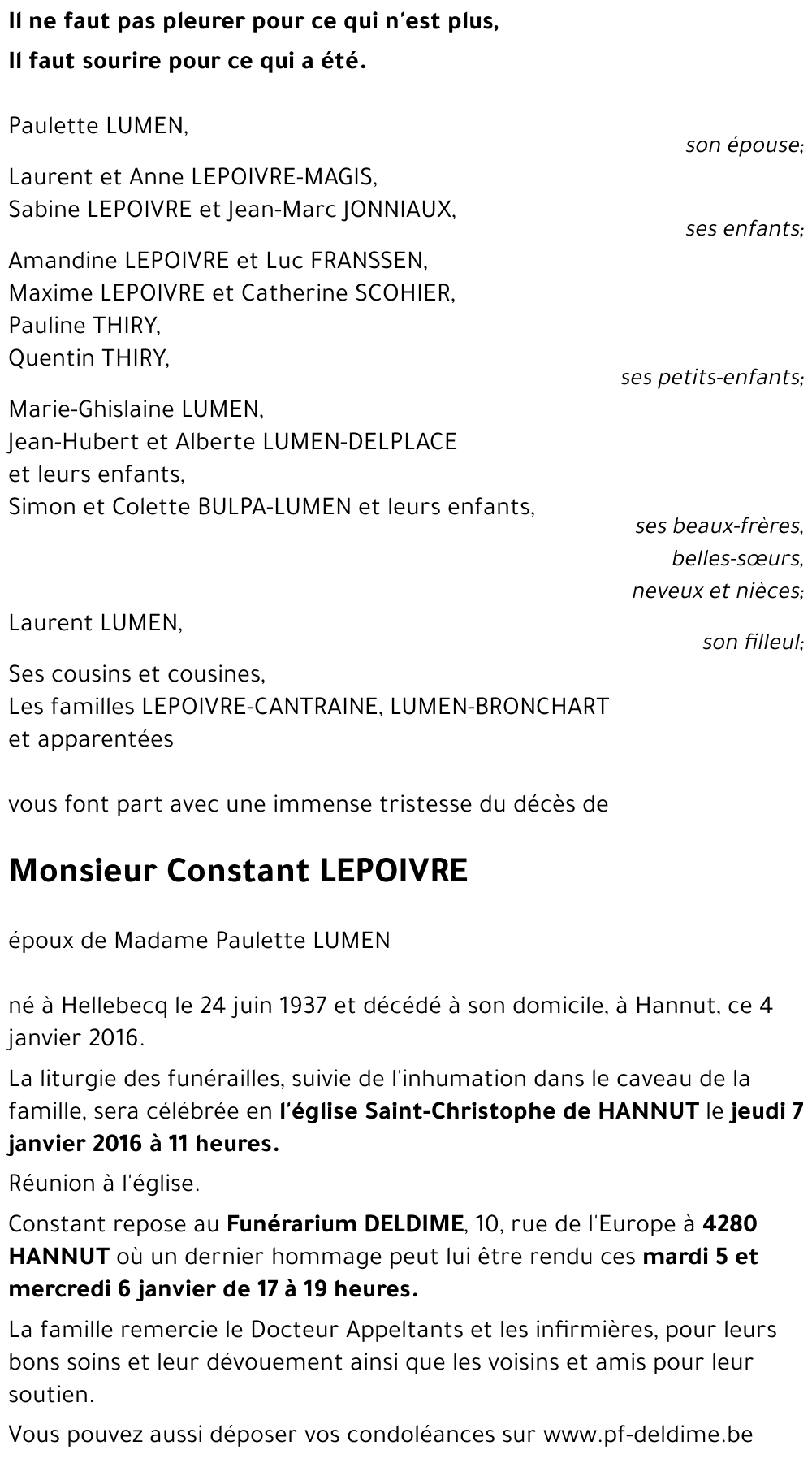 Constant LEPOIVRE