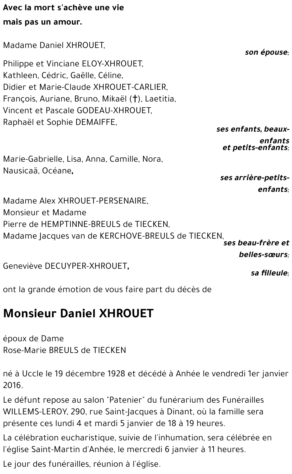 Daniel XHROUET