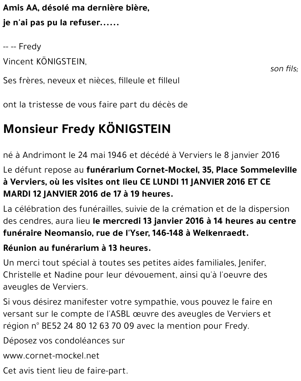 Fredy KÖNIGSTEIN