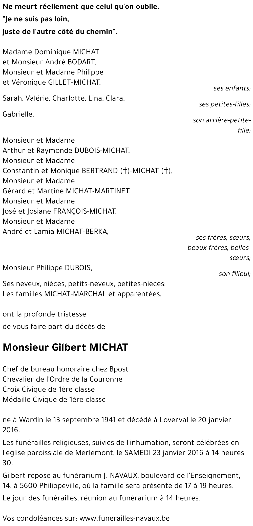 Gilbert MICHAT