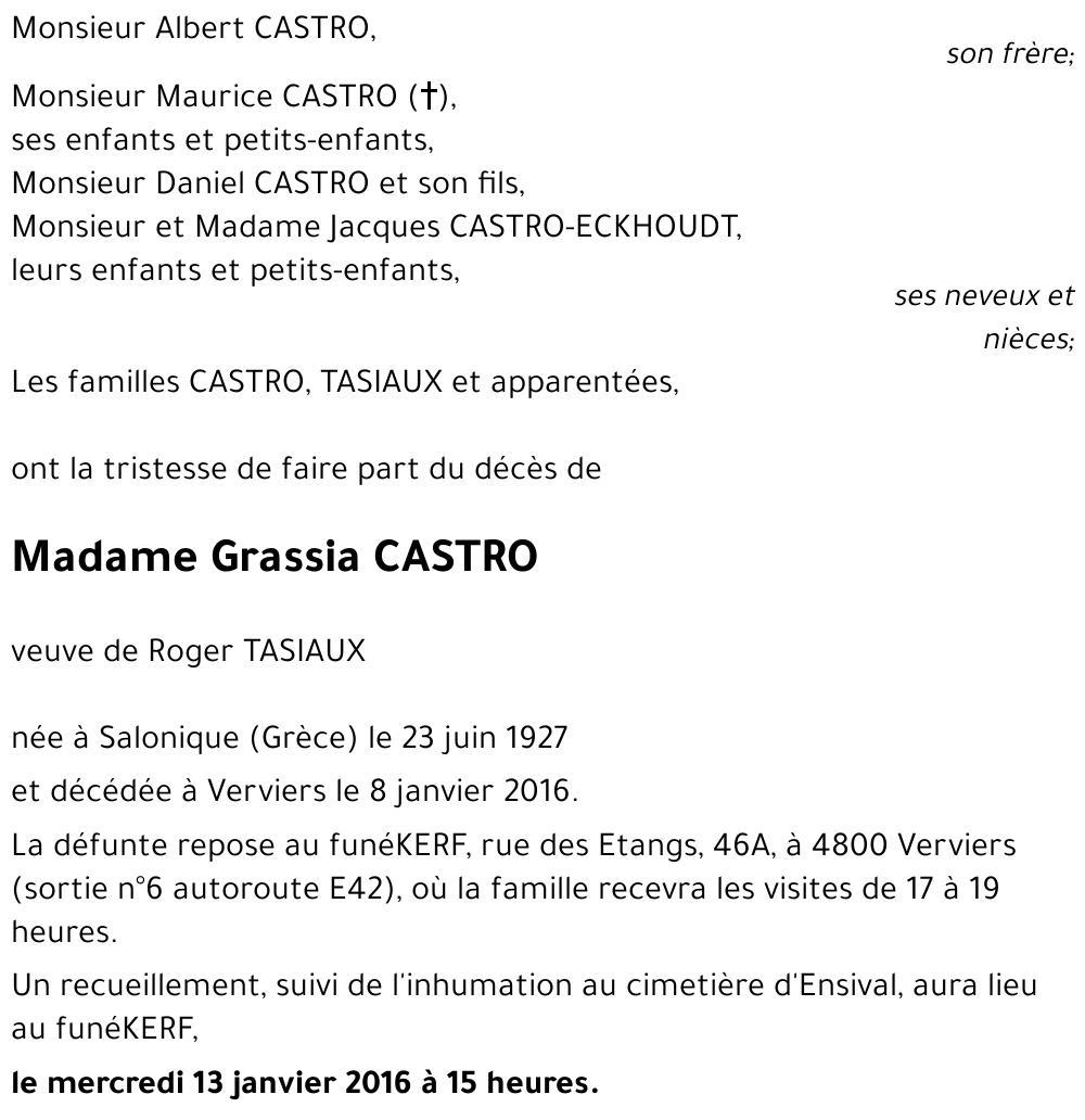 Grassia CASTRO