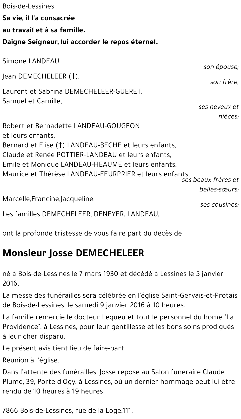 Josse DEMECHELEER