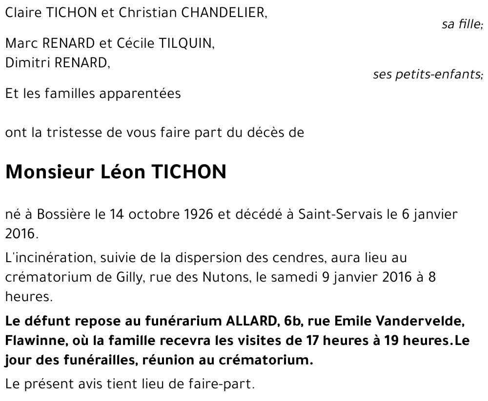 Léon TICHON