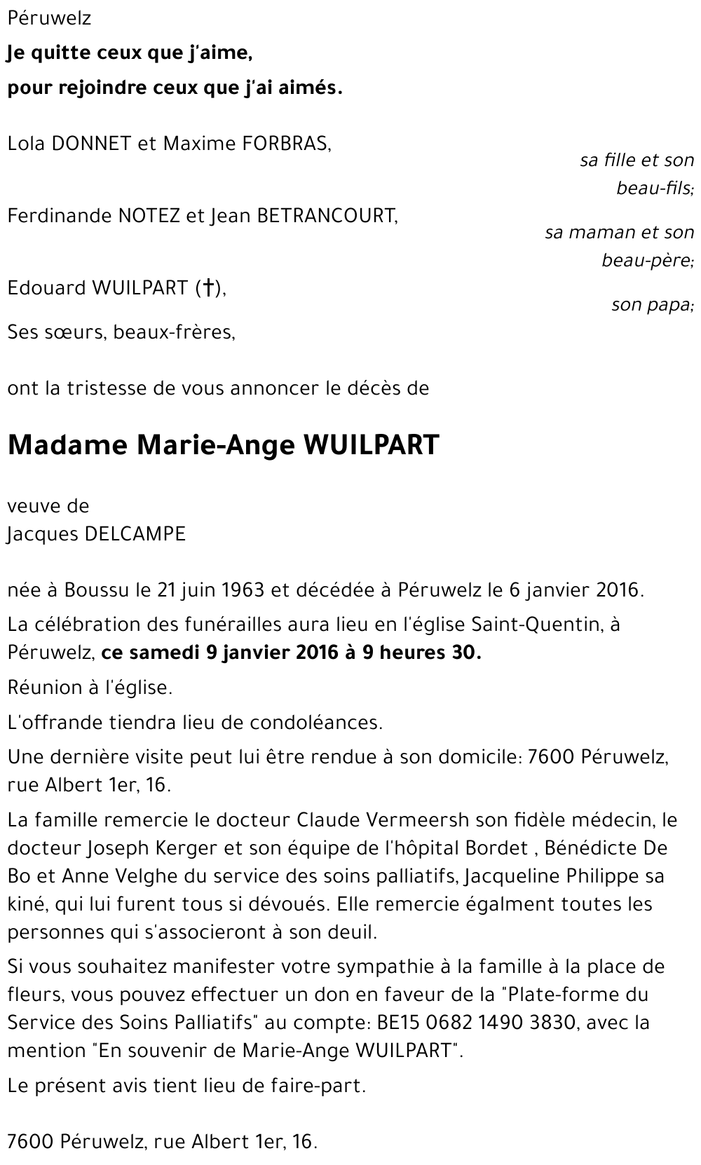 Marie-Ange WUILPART