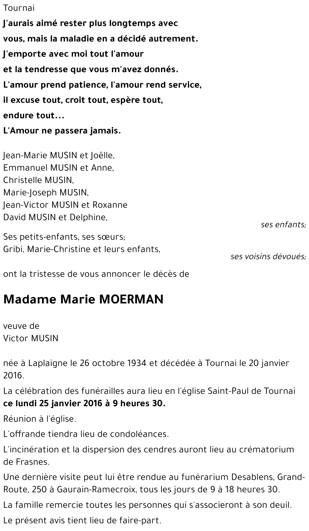 Marie MOERMAN