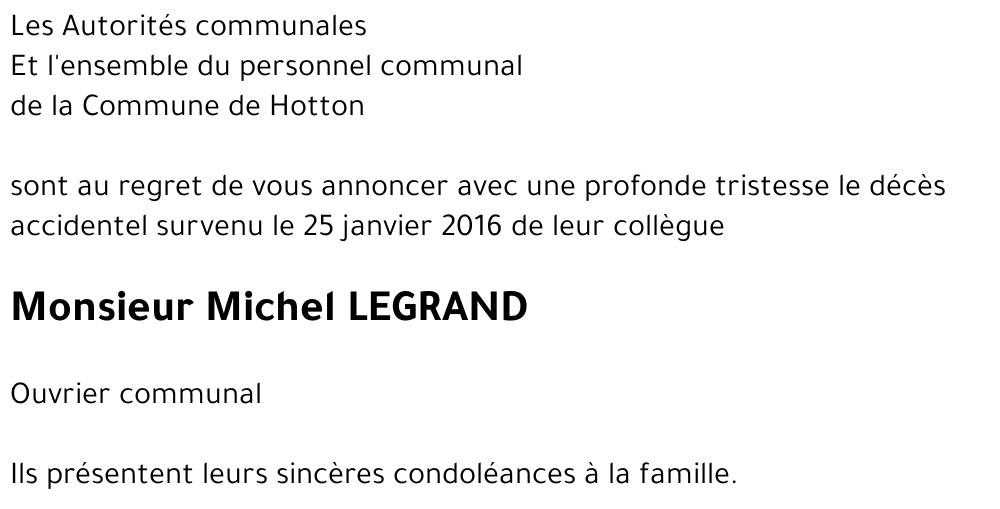 Michel LEGRAND