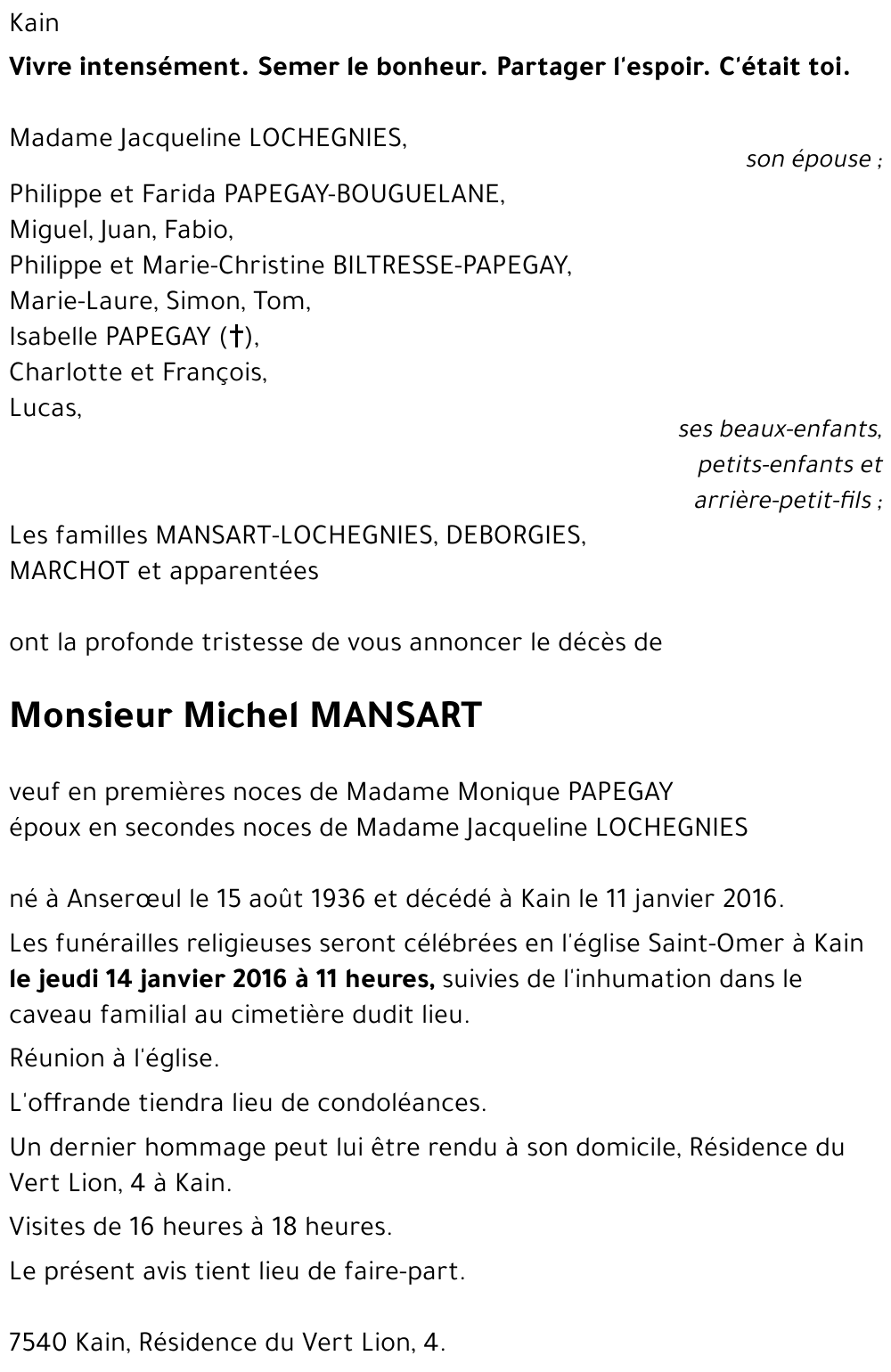 Michel MANSART