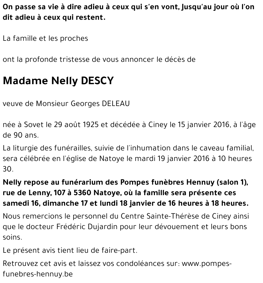 Nelly Descy
