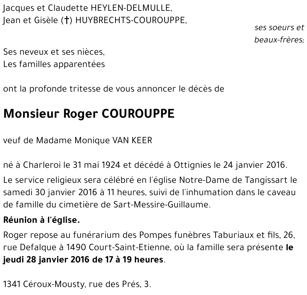 Roger COUROUPPE