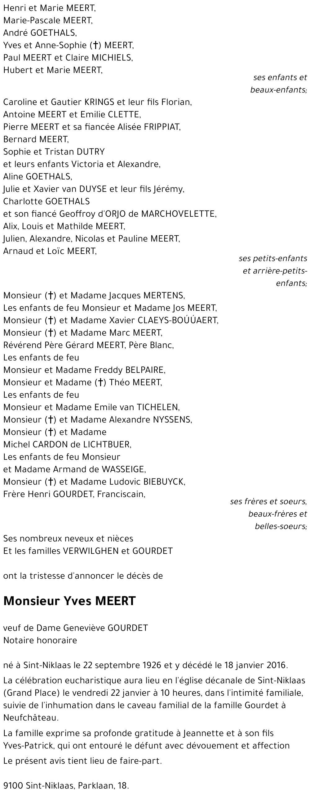 Yves Meert