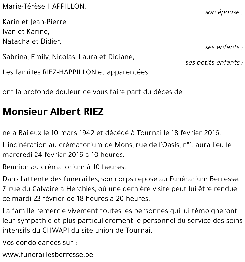 Albert RIEZ