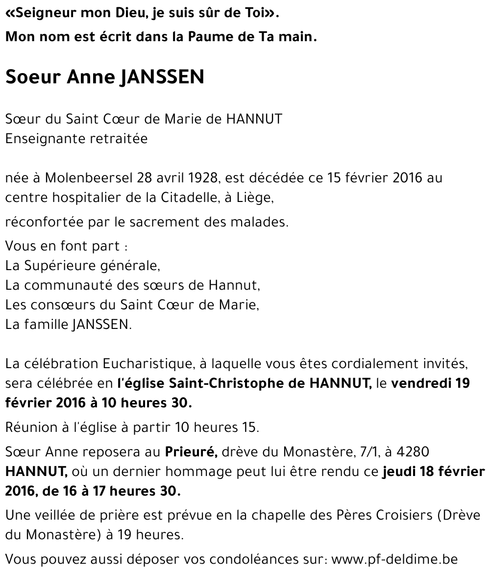 Anne JANSSEN