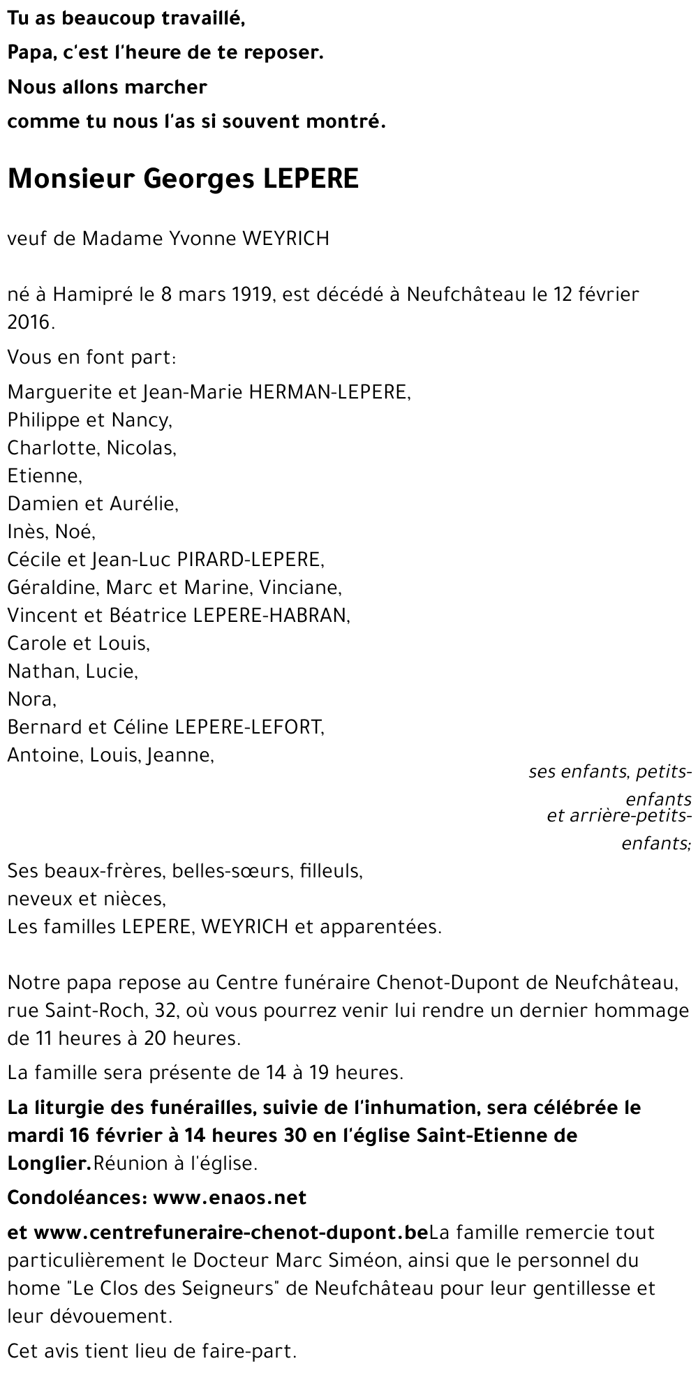 Georges LEPERE