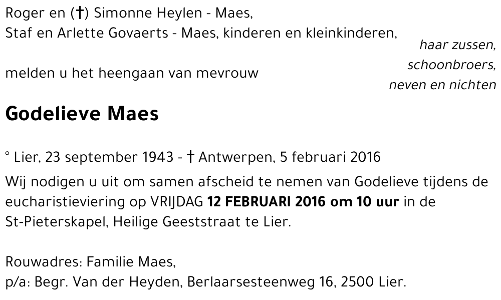 Godelieve Maes