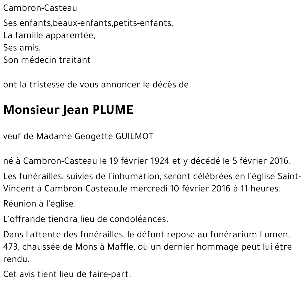 Jean Plume