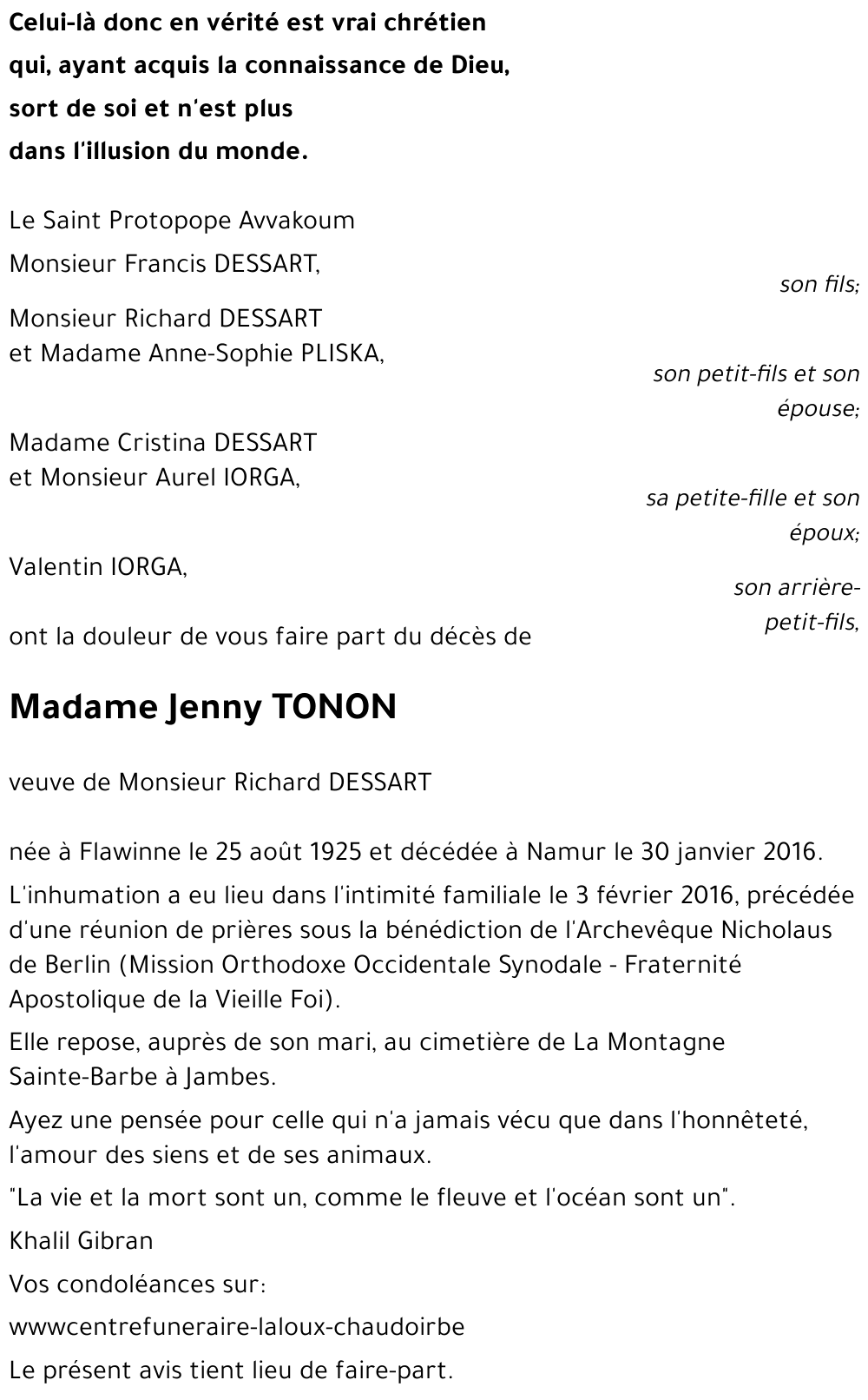 Jenny TONON