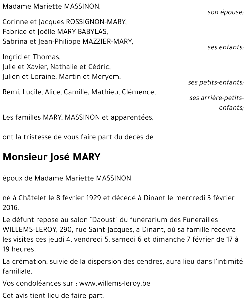 José MARY