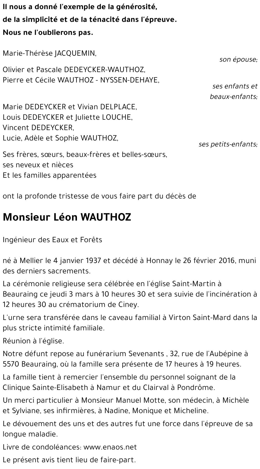 Léon WAUTHOZ