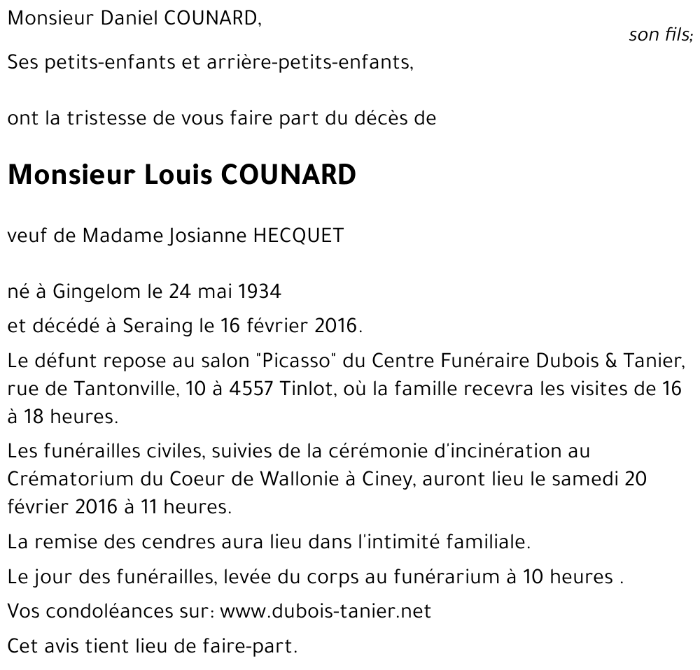 Louis COUNARD
